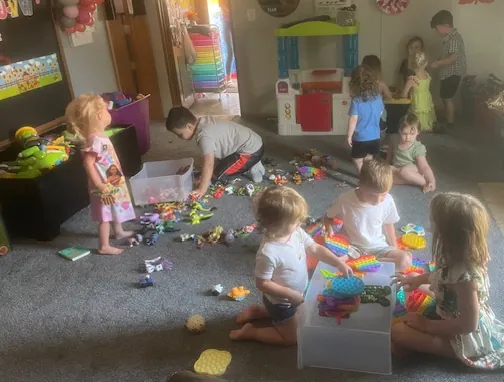 Play time at Tina's Tiny Tots